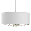 Hubbardton Forge 2012 Sterling Natural Anna Shade (SF) Multi Brindille Drum Shade Pendant