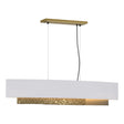 Hubbardton Forge 2014 Modern Brass Natural Anna Shade (SF) Standard Oceanus Pendant