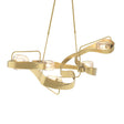 Hubbardton Forge 2018 Modern Brass Clear Glass (ZM) Long Graffiti Pendant