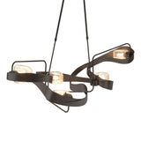 Hubbardton Forge 2018 Oil Rubbed Bronze Clear Glass (ZM) Short Graffiti Pendant