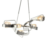 Hubbardton Forge 2018 Sterling Clear Glass (ZM) Short Graffiti Pendant