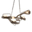 Hubbardton Forge 2018 Bronze Clear Glass (ZM) Standard Graffiti Pendant