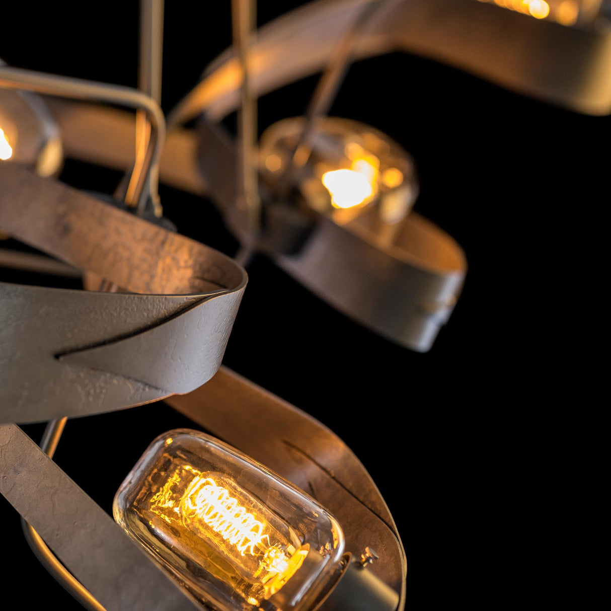 Hubbardton Forge 2018 Dark Smoke Clear Glass (ZM) Standard Graffiti Pendant