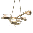 Hubbardton Forge 2018 Soft Gold Clear Glass (ZM) Standard Graffiti Pendant