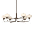 Hubbardton Forge 2018 Bronze Clear Glass with Frosted Diffuser (YE) Multi Nola Pendant