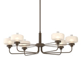 Hubbardton Forge 2018 Bronze Clear Glass with Frosted Diffuser (YE) Multi Nola Pendant