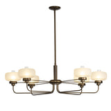 Hubbardton Forge 2018 Bronze Clear Glass with Frosted Diffuser (YE) Multi Nola Pendant