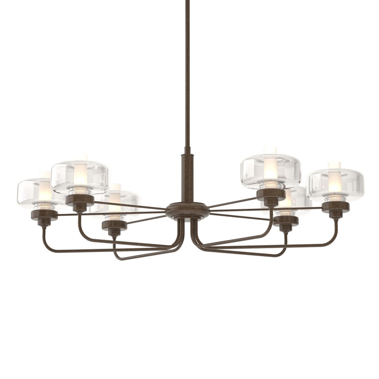 Hubbardton Forge 2018 Bronze Frosted Glass (FD) Multi Nola Pendant
