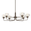 Hubbardton Forge 2018 Bronze Frosted Glass (FD) Multi Nola Pendant