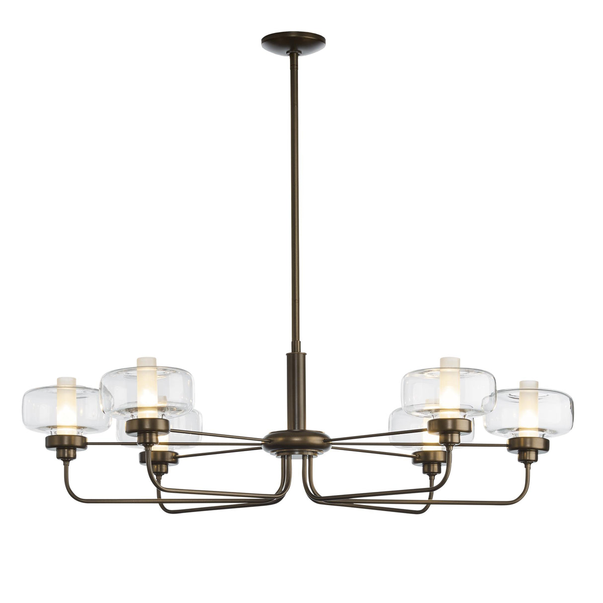 Hubbardton Forge 2018 Bronze Frosted Glass (FD) Multi Nola Pendant