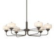 Hubbardton Forge 2018 Dark Smoke Clear Glass with Frosted Diffuser (YE) Multi Nola Pendant