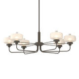 Hubbardton Forge 2018 Dark Smoke Clear Glass with Frosted Diffuser (YE) Multi Nola Pendant