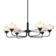 Hubbardton Forge 2018 Black Clear Glass with Frosted Diffuser (YE) Multi Nola Pendant