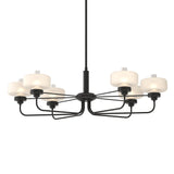 Hubbardton Forge 2018 Black Clear Glass with Frosted Diffuser (YE) Multi Nola Pendant
