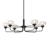 Hubbardton Forge 2018 Black Clear Glass (ZM) Multi Nola Pendant