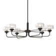 Hubbardton Forge 2018 Oil Rubbed Bronze Clear Glass (ZM) Multi Nola Pendant