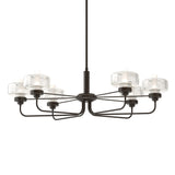 Hubbardton Forge 2018 Oil Rubbed Bronze Clear Glass (ZM) Multi Nola Pendant