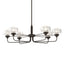 Hubbardton Forge 2018 Oil Rubbed Bronze Clear Glass (ZM) Multi Nola Pendant