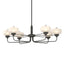 Hubbardton Forge 2018 Natural Iron Clear Glass with Frosted Diffuser (YE) Multi Nola Pendant