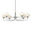 Hubbardton Forge 2018 Vintage Platinum Clear Glass with Frosted Diffuser (YE) Multi Nola Pendant