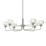 Hubbardton Forge 2018 Vintage Platinum Clear Glass (ZM) Multi Nola Pendant