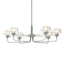 Hubbardton Forge 2018 Vintage Platinum Clear Glass (ZM) Multi Nola Pendant