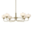 Hubbardton Forge 2018 Soft Gold Clear Glass with Frosted Diffuser (YE) Multi Nola Pendant