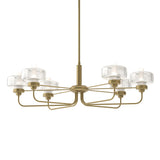 Hubbardton Forge 2018 Modern Brass Clear Glass (ZM) Multi Nola Pendant