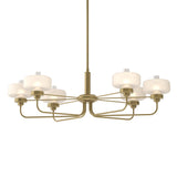 Hubbardton Forge 2018 Modern Brass Clear Glass with Frosted Diffuser (YE) Multi Nola Pendant