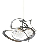 Hubbardton Forge 2019 Dark Smoke Clear Glass (ZM) Multi Nest Pendant