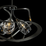 Hubbardton Forge 2019 Dark Smoke Clear Glass (ZM) Multi Nest Pendant