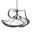 Hubbardton Forge 2019 Natural Iron Clear Glass (ZM) Multi Nest Pendant