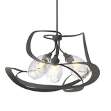 Hubbardton Forge 2019 Natural Iron Clear Glass (ZM) Multi Nest Pendant
