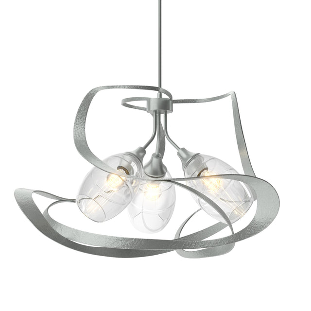 Hubbardton Forge 2019 Vintage Platinum Clear Glass (ZM) Multi Nest Pendant