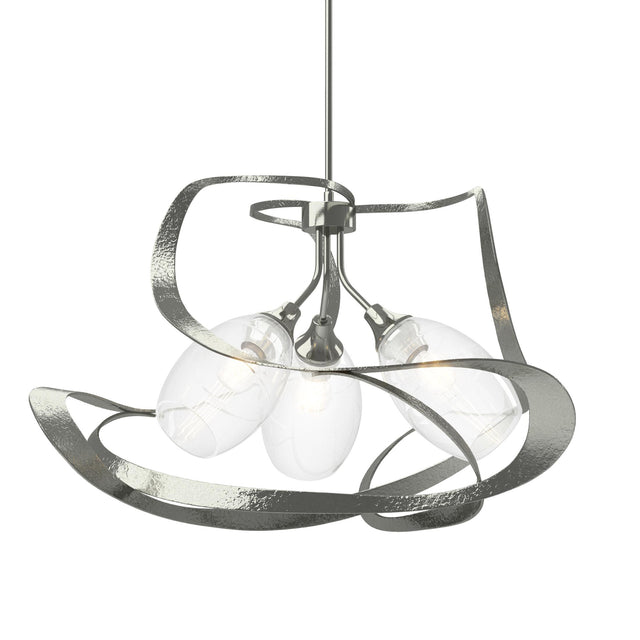 Hubbardton Forge 2019 Sterling Clear Glass (ZM) Multi Nest Pendant