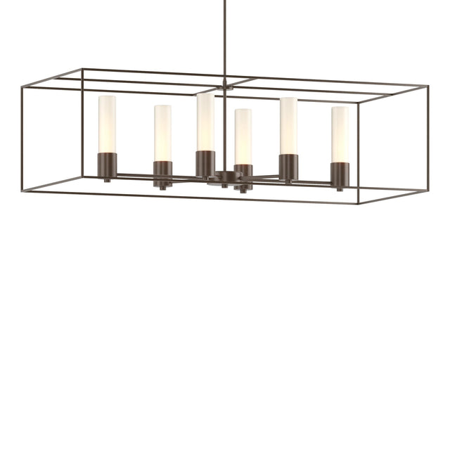 Hubbardton Forge 2018 Bronze Bronze Opal Glass (GG) Multi Portico Pendant