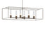 Hubbardton Forge 2018 Bronze Bronze Seeded Clear Glass (II) Multi Portico Pendant