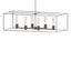 Hubbardton Forge 2018 Bronze Dark Smoke Seeded Clear Glass (II) Multi Portico Pendant