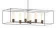 Hubbardton Forge 2018 Bronze Dark Smoke Opal Glass (GG) Multi Portico Pendant