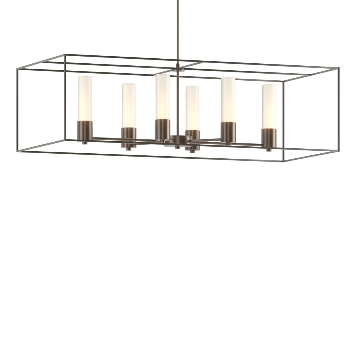 Hubbardton Forge 2018 Bronze Dark Smoke Opal Glass (GG) Multi Portico Pendant