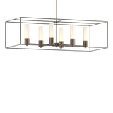 Hubbardton Forge 2018 Bronze Dark Smoke Opal Glass (GG) Multi Portico Pendant