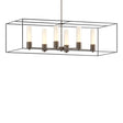 Hubbardton Forge 2018 Bronze Black Opal Glass (GG) Multi Portico Pendant