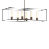 Hubbardton Forge 2018 Bronze Black Opal Glass (GG) Multi Portico Pendant