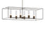 Hubbardton Forge 2018 Bronze Oil Rubbed Bronze Seeded Clear Glass (II) Multi Portico Pendant