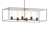Hubbardton Forge 2018 Bronze Oil Rubbed Bronze Opal Glass (GG) Multi Portico Pendant