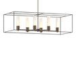 Hubbardton Forge 2018 Bronze Natural Iron Opal Glass (GG) Multi Portico Pendant