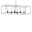 Hubbardton Forge 2018 Bronze Natural Iron Seeded Clear Glass (II) Multi Portico Pendant