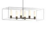 Hubbardton Forge 2018 Bronze Vintage Platinum Opal Glass (GG) Multi Portico Pendant