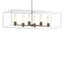 Hubbardton Forge 2018 Bronze Vintage Platinum Opal Glass (GG) Multi Portico Pendant