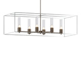 Hubbardton Forge 2018 Bronze Vintage Platinum Seeded Clear Glass (II) Multi Portico Pendant